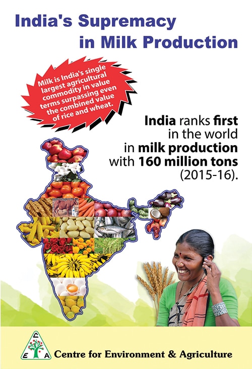 indian milk production poster