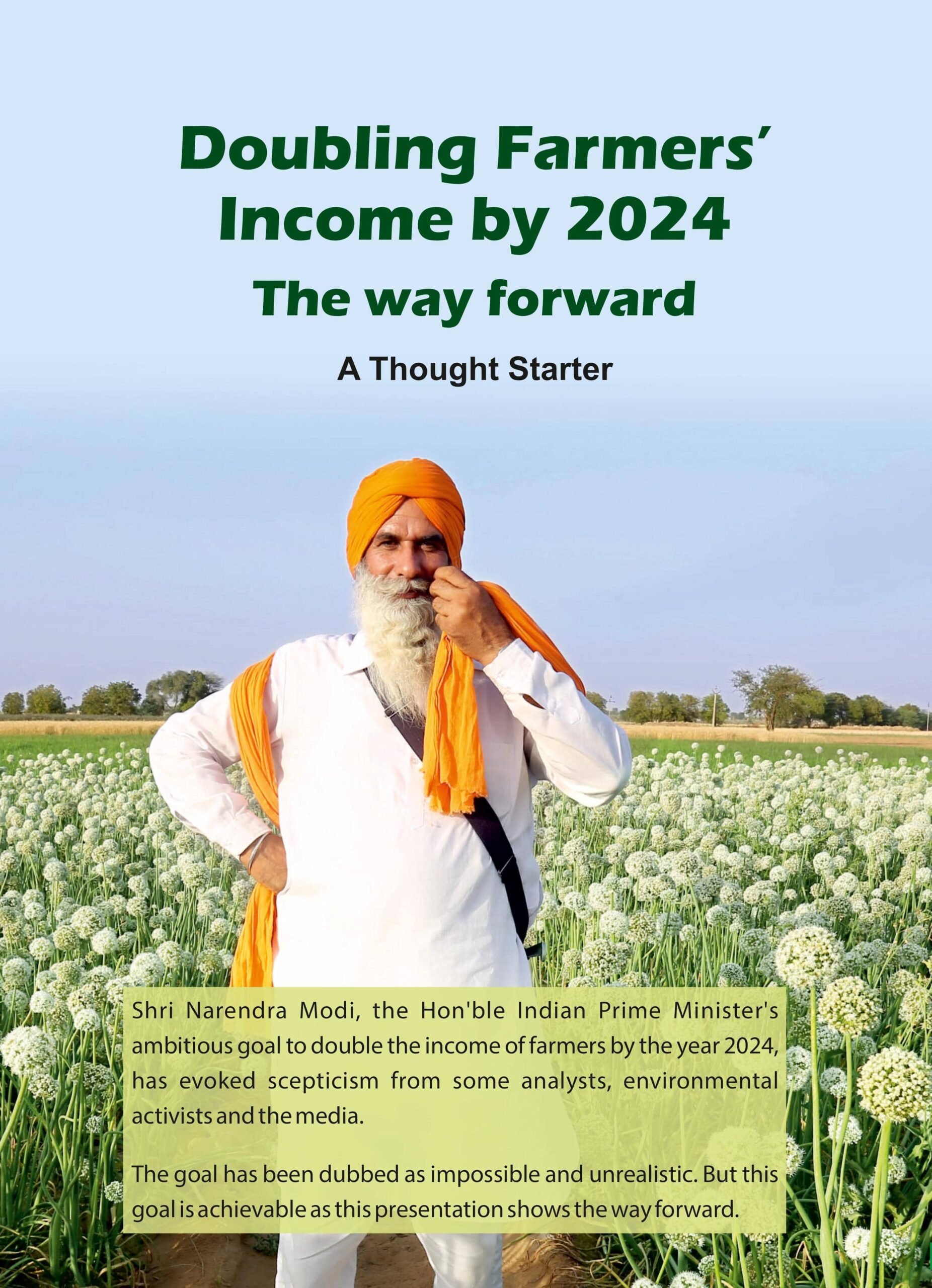 Doubling farmers income